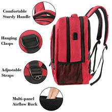 Load image into Gallery viewer, Laptop Backpack for Girls, Womens High School Backpack with USB Port for School Supplies and College Accessories, Water Resistant Travel Daypack Cute Book Bag for Teens and Ladies Fit 15.6 In Computer
