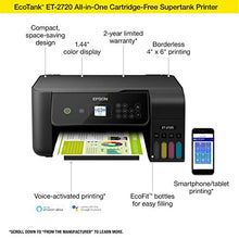 Load image into Gallery viewer, Epson EcoTank ET-2720 Wireless Color All-in-One Supertank Printer with Scanner and Copier - Black
