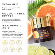 Load image into Gallery viewer, WOW Skin Science Natural Vitamin C Moisturizer Face Cream - Anti Aging Face Moisturizer for Men &amp; Women - Oil Free, Dry Skin Face Lotion - Facial Skin Care Products For All Skin Types (1.69 oz)
