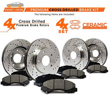 Load image into Gallery viewer, [Front + Rear] Max Brakes Premium XD Rotors with Carbon Ceramic Pads KT191323

