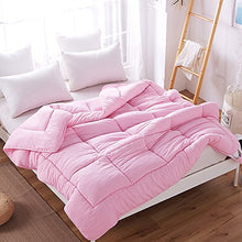 Load image into Gallery viewer, NATURETY All Season Soft Down Alternative Quilted Comforter,Lightweight Duvet Insert (Queen/Full, Pink)
