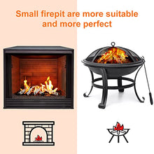 Load image into Gallery viewer, Utheer Gas Fireplace Logs, White Birch Fireplace Logs 6-Piece Small Size, Ceramic Wood Gas Fireplace Logs for Gas Fireplace, Fire Pit, Gas Inserts, Ventless &amp; Vent Free, Indoor, Outdoor
