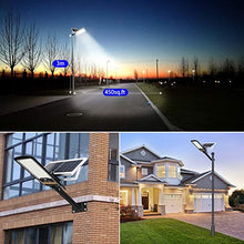 Load image into Gallery viewer, RuoKid 80W Solar Street Lights Outdoor Lamp, 84 LEDs 1500lm IP67 Light with Anti Broken Remote Control Mounting Bracket, Dusk to Dawn Security Led Flood Light for Yard, Garden, etc.
