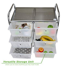 Load image into Gallery viewer, Mind Reader Rolling Utility Cart, One Size, White 6 Drawer
