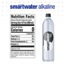 Load image into Gallery viewer, smartwater Alkaline Water 9+Ph, Vapor Distilled Premium Water, 33.8 Fl Oz (Pack Of 6)
