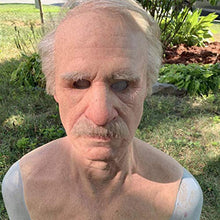 Load image into Gallery viewer, Old Man Mask Realistic Latex Human Decorative Halloween Masks for Adults
