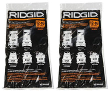 Load image into Gallery viewer, Ridgid VF3502 High Efficiency, Dry Pickup Dust Bags for 12 - 16 Gallon Ridgid Wet / Dry Vacuums (2 X Pack of 2)
