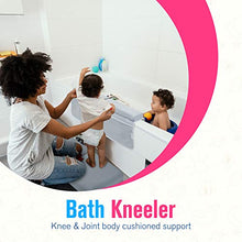 Load image into Gallery viewer, Elis &amp; Alis Bath Kneeler with Elbow Rest Pad, Baby Bath Kneeling Set, Knee and Elbow Cushioned Support, Water Resistant Fabric, Mesh Pocket for Infant Toys &amp; Bathing Accessories
