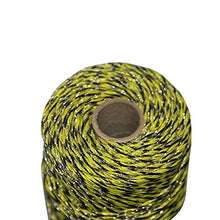 Load image into Gallery viewer, Farmerry 656 Feet 200 Meter Yellow/Black Electric Fence Polywire, 6 Stainless Steel Conductors, Easy to Install Electric Fencing - 1 Roll
