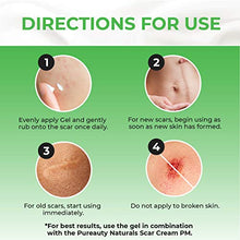 Load image into Gallery viewer, Scar Gel Reduce the Appearance of Old and New Scars - Acne, Burns, Cuts, Stretch Marks, C Section Marks &amp; Plastic Surgery - Advanced Face and Body Formula, Men and Women Pureauty Naturals - 59ml
