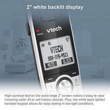 Load image into Gallery viewer, VTech IS8151-3 Super Long Range 3 Handset DECT 6.0 Cordless Phone for Home with Answering Machine, 2300 ft Range, Call Blocking, Bluetooth, Headset Jack, Power Backup, Intercom, Expandable to 12 HS
