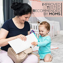 Load image into Gallery viewer, Portable Changing Pad Large Size 25.5”x31.5” Pack of 2 - Vinyl Waterproof Reusable Baby Changing Mats for Girls Boys - Reinforced Seams &amp; Free Storage Bag - Change Diaper Mat - Extended Warranty 2 y
