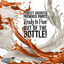 Load image into Gallery viewer, Pouring Masters Saffron Orange Metallic Pearl Acrylic Ready to Pour Pouring Paint – Premium 32-Ounce Pre-Mixed Water-Based - for Canvas, Wood, Paper, Crafts, Tile, Rocks and More
