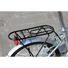 Load image into Gallery viewer, unYOUsual U Transformer 20" Folding City Bike Bicycle 6 Speed Shimano Gear Steel Frame Mudguard Rear Carrier Front Rear Wheel Reflectors Silver
