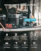 Load image into Gallery viewer, EF ECOFLOW DELTA Pro Portable Home Battery, Expandable Portable Power Station, 3.6kWh-25kWh, Huge 3600W AC Output, Solar Generator (Solar Panel Not Included) For Home Backup, Travel, Outdoor Camping
