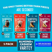 Load image into Gallery viewer, SKINNYDIPPED Go Nuts Almond/Cashew Variety Pack, 3.5oz Bags, 5 Count
