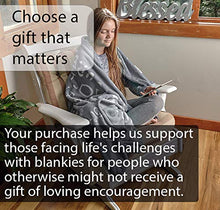 Load image into Gallery viewer, Blankiegram I Love You Throw Blanket The Perfect Caring Gift for Best Friends, Couples &amp; Family (Grey)
