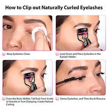 Load image into Gallery viewer, Kaasage Eyelash Curler with Pads - Lash Curler with Eyebrow Tweezer &amp; 5 Extra Silicone Replacement Pads, Get Perfect Curl in 5 Seconds
