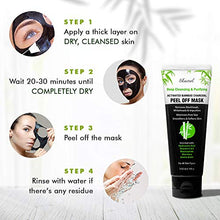 Load image into Gallery viewer, Ebanel Blackhead Remover Charcoal Peel Off Face Mask with Brush, Deep Cleansing Purifying Charcoal Mask Pore Cleaner Minimizer with Niacinamide, Hyaluronic Acid, Aloe, Green Tea, Brush Handle May Vary
