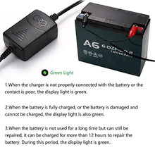 Load image into Gallery viewer, 12V Sealed Lead Acid (SLA) Battery Charger 1300mA, with Short Circuit Protection
