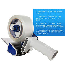 Load image into Gallery viewer, Vergo Industrial Heavy Duty Clear Packing Tape 2.7mil for Moving Packaging Shipping and Office (6 Pack)
