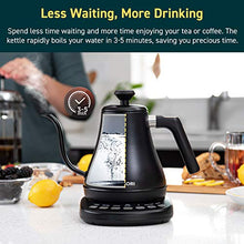 Load image into Gallery viewer, COSORI Electric Gooseneck Kettle Smart Bluetooth with Variable Temperature Control, Pour Over Coffee Kettle &amp; Tea Kettle, 100% Stainless Steel Inner Lid &amp; Bottom, Quick Heating, Matte Black
