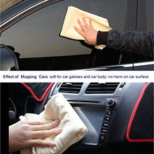 Load image into Gallery viewer, TORRAMI Vehicle Cleaning Accessories 25 x 39 inch Approximately, Leather Chamois Cloth Natural Fabric Shammy Drying Towel Dryer for Car Wash Care (25 x 39 inch)
