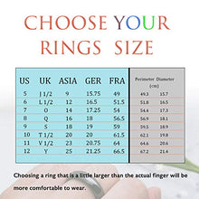 Load image into Gallery viewer, Morchic 5Pcs Hematite Stone Plain Band Rings for Women Men Unisex, Anxiety Balance Root Chakra 10mm Thick (Pack of Mixed Size)
