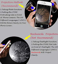 Load image into Gallery viewer, Tornito Gold Plated 100 Languages I Love You Memory Necklace Projection Pendant Necklace for Women (A1:Heart Shape,Silver Tone)
