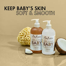 Load image into Gallery viewer, SheaMoisture Baby Gift Set Gift Sets Perfect For New Moms 100% Virgin Coconut Oil Sulfate-Free Wash &amp; Shampoo + Lotion
