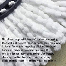 Load image into Gallery viewer, 4 Pack Mop Head Replacement Microfiber Mop Refills Spin Mop Replacement Head Easy Cleaning Replacement Mop Heads Includes 2 Microfiber Cloths
