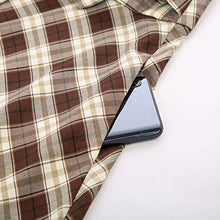 Load image into Gallery viewer, Belle Poque Brown Plaid Skirt for Women Plus Size Long Skirts with Pocket, XX-Large
