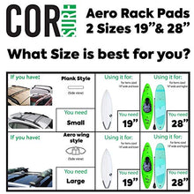 Load image into Gallery viewer, Aero Roof Rack Pads and Premium Scratch Resistant Silicone Buckle Tie Down Straps for Surf, SUP, Kayak and Canoe (28" Large) by Cor Surf
