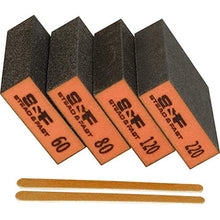 Load image into Gallery viewer, Sanding Sponge, 60 80 120 220 Coarse Medium Fine Grit Sanding Blocks, Sander Sponges for Drywall Metal, Sandpaper Sponge Sanding Block for Wood 4 Pcs by S&amp;F STEAD &amp; FAST
