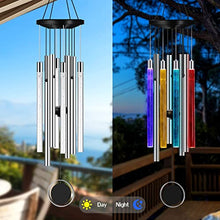 Load image into Gallery viewer, Solar Wind Chimes Outdoor Windchimes: Mobile Decor Wind Chimes Outside for Christmas Birthday Gift and Garden Patio Yard Decoration - Unique Decorative Windchimes for Mom Mother Grandma
