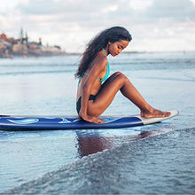 Load image into Gallery viewer, GYMAX Surfboard, 6' Body Board with Removable Fins &amp; Protective Leash, Non-Slip Surfing Board for Surfing, Fishing Water Yoga
