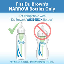 Load image into Gallery viewer, Dr. Brown’s Natural Flow Level 3 Narrow Baby Bottle Silicone Nipple, Medium-Fast Flow, 6m+, 100% Silicone Bottle Nipple, 6 Pack
