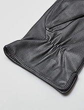 Load image into Gallery viewer, YISEVEN Women's Winter Dress Leather Gloves Wool Lined Flat Design Classic Genuine Sheepskin Warm Fur Lining Long Cuff Ladies Driving Work Accessories Christmas Gifts, Black Medium/7.0"
