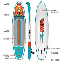 Load image into Gallery viewer, Drift 11'6" Inflatable Stand Up Paddle Board, SUP with Accessories | Coiled Leash, Pump, Lightweight Paddle, Fin &amp; Backpack Travel Bag (Native)

