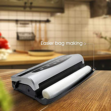 Load image into Gallery viewer, KOIOS Enhanced +80% Strength Vacuum Sealer, Roll Storage &amp; One-shoot Cutter Bar, 16L/Min Automatic Vacuum Sealing for Food Preservation for Sous Vide Cooking Roll of Vacuum Bags
