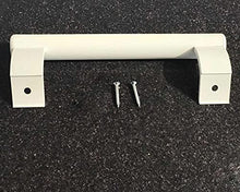Load image into Gallery viewer, 8 inches Aluminum Alloy Sliding Door Handle Balcony Glass Door Handle Bathroom Closet Door Handle Warehouse Door Garden Door Handle Modern Metal Handle (White)
