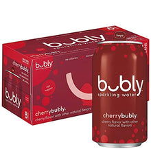 Load image into Gallery viewer, Bubly Sparkling Water, Cherry, 12 Fl Oz (pack of 8)
