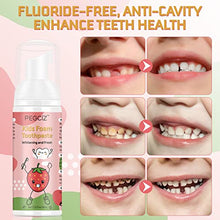 Load image into Gallery viewer, Foam Toothpaste Kids 2 Pack, Autobrush Toothpaste, Fluoride Free Toddler Toothpaste with Strawberry Flavor for U Shaped Toothbrush Electric Toothbrush for Children Kids Age for 3 and Up
