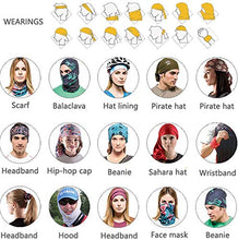 Load image into Gallery viewer, Face Mask Neck Gaiters,WXXM Adjustable Neck Gaiter Seamless Bandanas Face Mask, Neck Gaiter Scarf Earloop Lightweight Soft Quick-Dry Breathable Bandanas Face Cover for Festivals Raves Riding Outdoors
