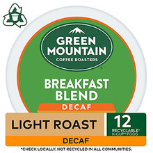 Load image into Gallery viewer, Green Mountain Keurig Decaf Coffee Breakfast Blend, 12 ct
