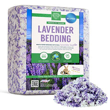 Load image into Gallery viewer, Small Pet Select- White Paper Bedding with Real Natural Lavender. Rabbits, Guinea Pigs, and Other Small Animals
