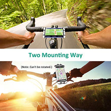 Load image into Gallery viewer, Bovon Bike Phone Mount, Universal Adjustable Silicone Bicycle Phone Holder for Cycling GPS/Map/Time/Music, Compatible with iPhone 11 Pro Max/XS/XR/8/8 Plus, Samsung Galaxy S10/Note 10(Updated Version)
