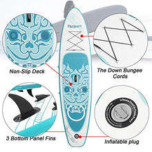 Load image into Gallery viewer, FBSPORT 10'6'' Premium Inflatable Stand Up Paddle Board, Yoga Board with Durable SUP Accessories &amp; Carry Bag | Wide Stance, Surf Control, Non-Slip Deck, Leash, Paddle and Pump for Youth &amp; Adult
