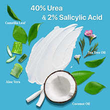 Load image into Gallery viewer, Urea Cream 40% Plus Salicylic Acid 4.6 Oz, Callus Remover Hand Cream Foot Cream For Dry Cracked Feet, Hands, Heels, Elbows, Nails, Knees, Intensive Moisturizes &amp; Softens Skin, Exfoliates Dead Skin
