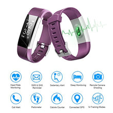 Load image into Gallery viewer, LETSCOM Fitness Tracker HR, Activity Tracker Watch with Heart Rate Monitor, Waterproof Smart Fitness Band with Step Counter, Calorie Counter, Pedometer Watch for Women and Men
